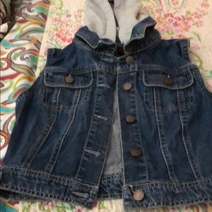 Jean Vest with Hood